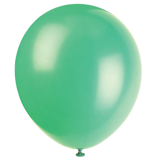 Unique Industries party decoration Balloon, 10ct, Emerald Green