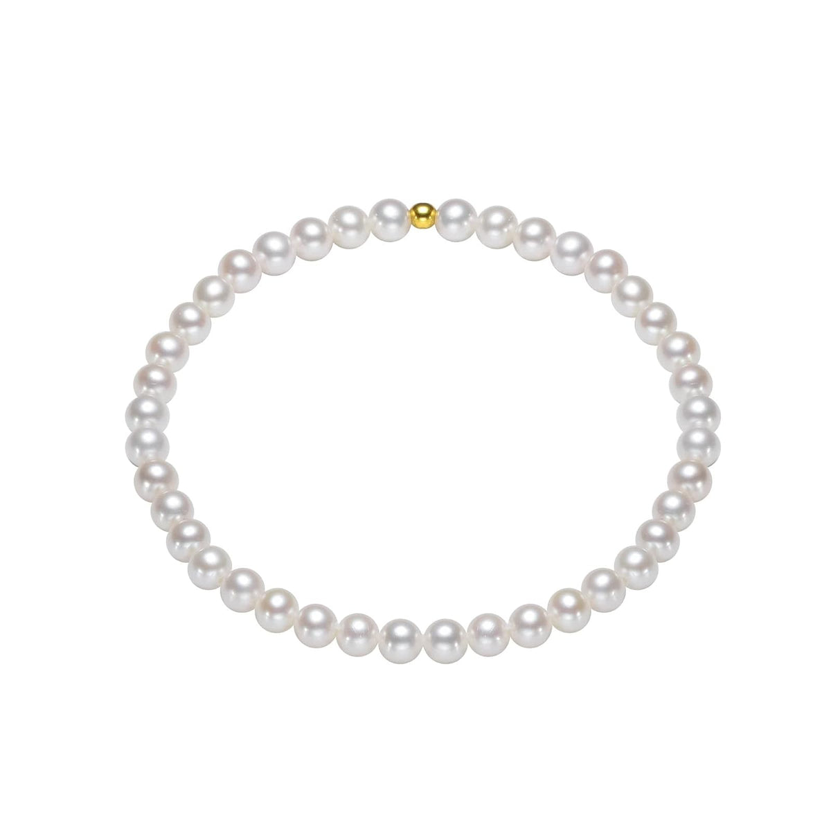 TIMELESS. PEARL Bracelet, 6.3 inches, White