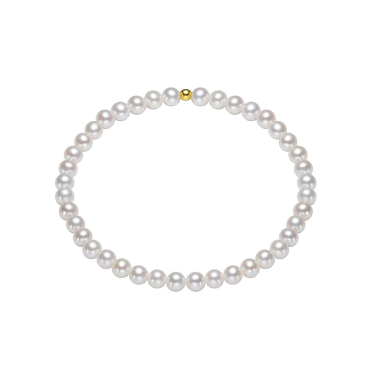 TIMELESS. PEARL Bracelet, 6.3 inches, White
