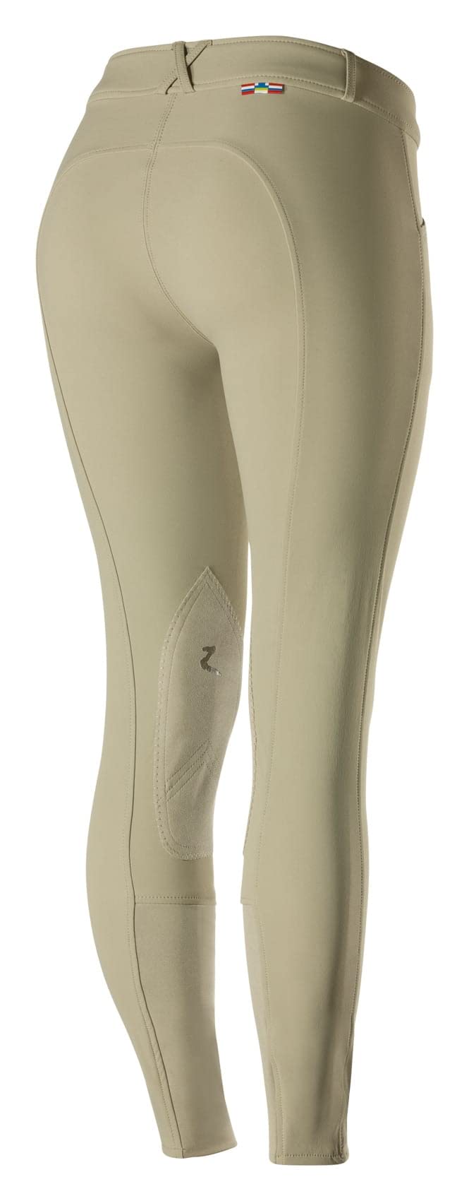 HORZE Womens Grand Prix Classic Hunter Knee Patch Breeches - Tan - 24