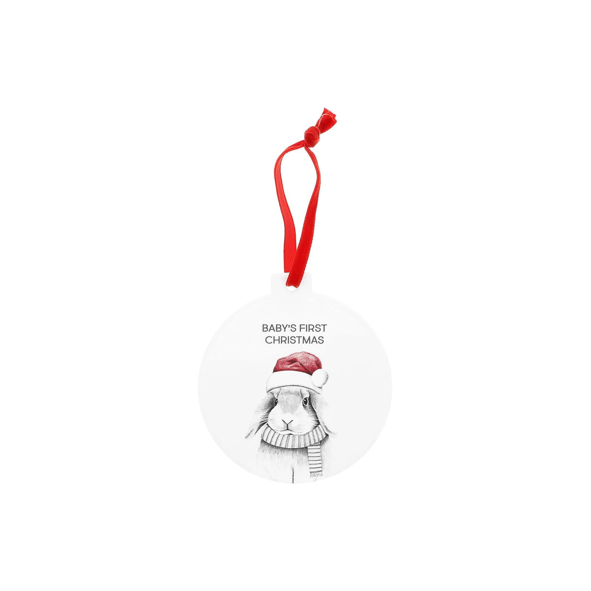 Pavilion Gift Company Hanging Ornament, Small, White