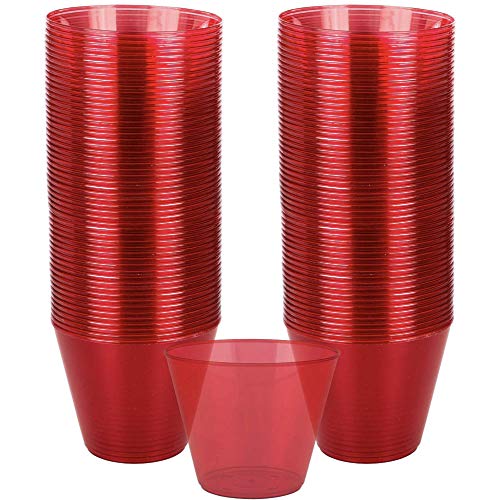 Amscan Party Supplies, 9 oz, Red