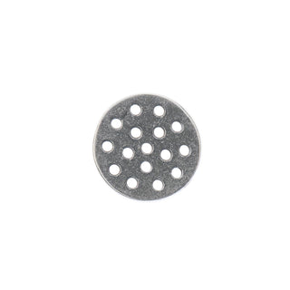 John Bead Craft Bead, Size 10, Pewter