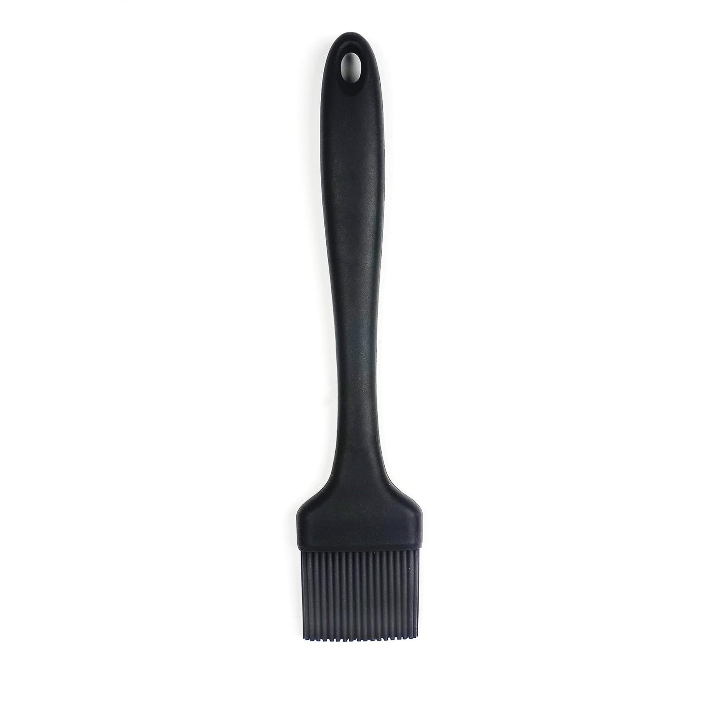 RSVP International (EBB-TQ) Silicone Basting Brush, Black, 8.75" | Gently Spreads Butter, Sauces, Marinades, & More | Dishwasher Safe & Heat Resistant | BBQ Grill, Baking, Preparing Meats