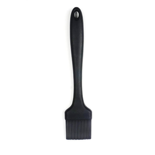 RSVP International (EBB-TQ) Silicone Basting Brush, Black, 8.75" | Gently Spreads Butter, Sauces, Marinades, & More | Dishwasher Safe & Heat Resistant | BBQ Grill, Baking, Preparing Meats