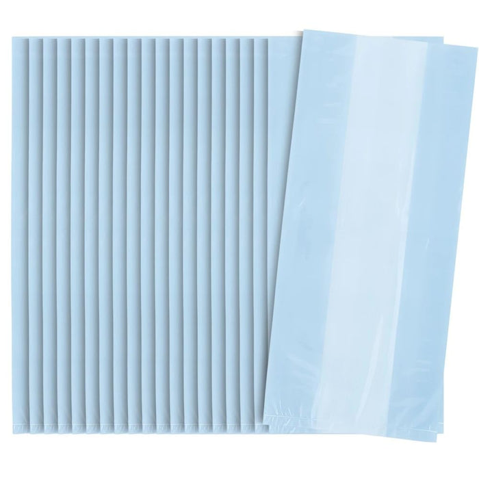 Unique Industries Baby Blue Cellophane Bags, 30ct