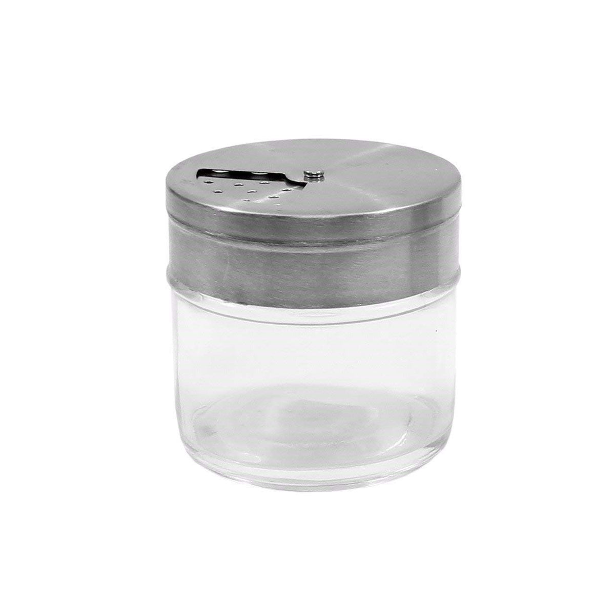 Tablecraft Glass Jar with Rotating Top 1.5 oz