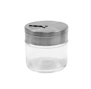 Tablecraft Glass Jar with Rotating Top 1.5 oz