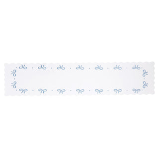 Mud Pie Table Runner, 16" x 72", White