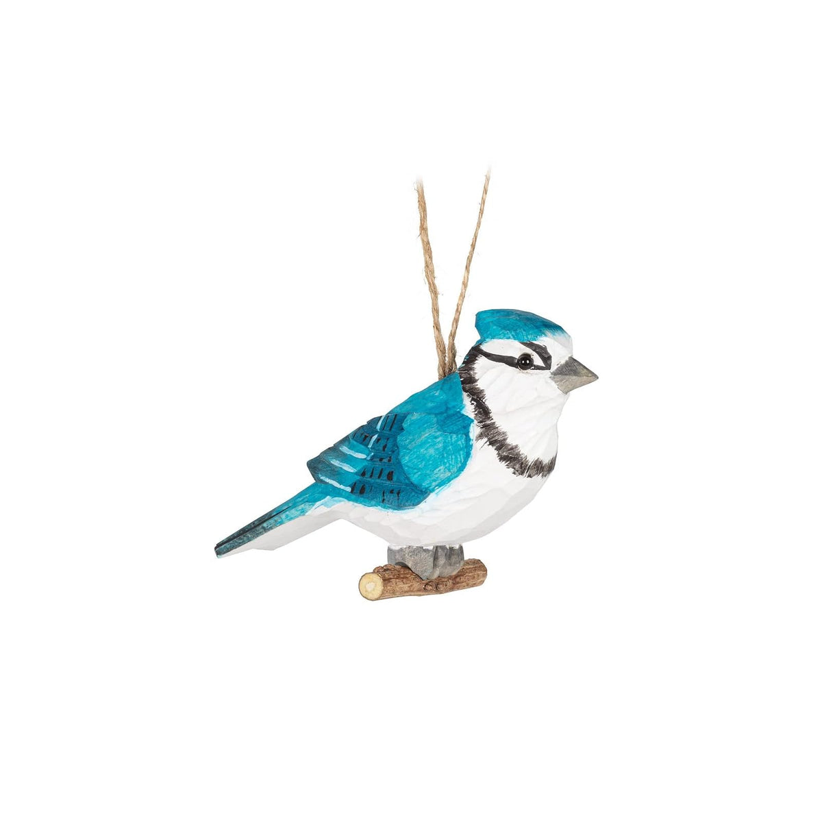 Abbott Collection Hanging Ornament, 5"L, White