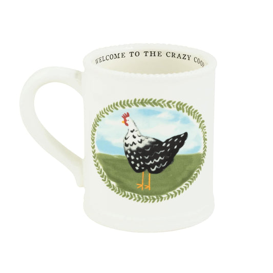 Mud Pie Drinking Cup, 15 Ounces, White