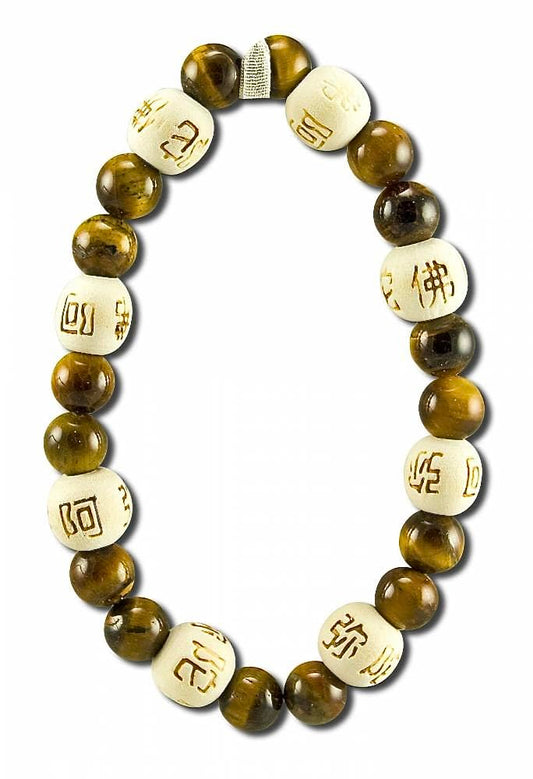 Zorbitz Inc. - Lucky Karma Bracelet with Tiger's Eye for Protection & Balance