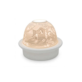 Luumii Light Domes Candle Holder, 4.75 inches in diameter, 3 inches in height, W