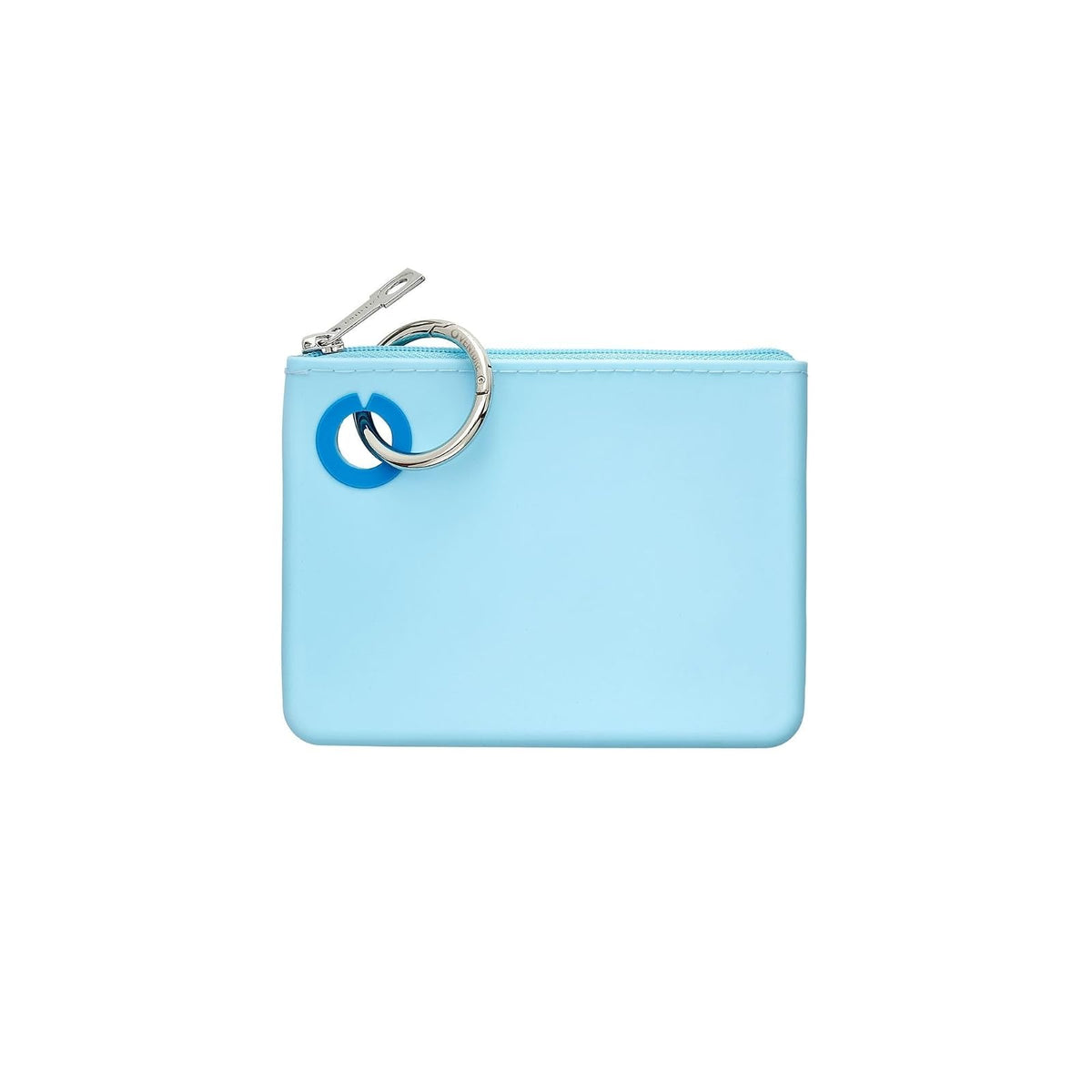 Oventure Coin Purse Pouch, Light Blue, Mini Silicone Pouch
