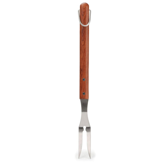 RSVP International Endurance BBQ Grilling Tools, Fork-17.25", Rosewood Handle