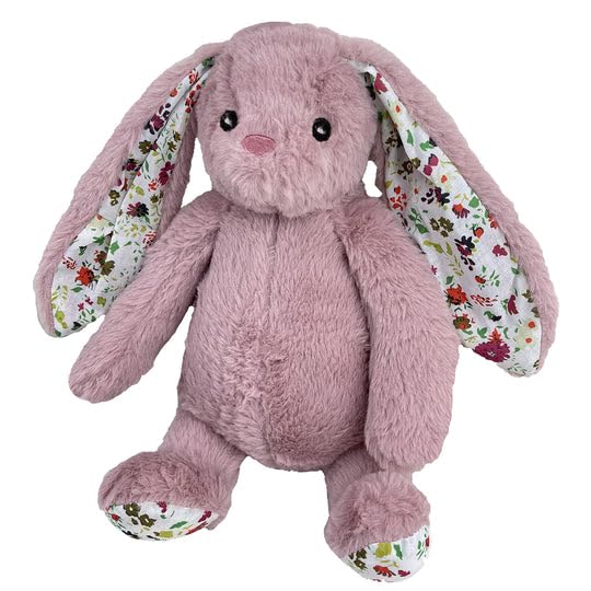 Pet Lou Promo Rabbit, 15-inch Height, Mauve Super Soft, Animal Plush Toys