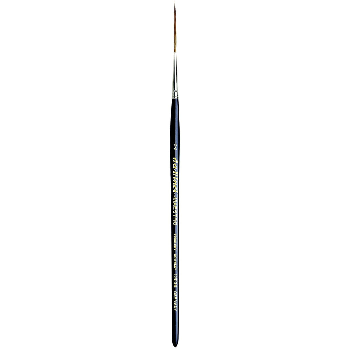 da Vinci Paint Brush, Size 2, Long Liner, Short Handle