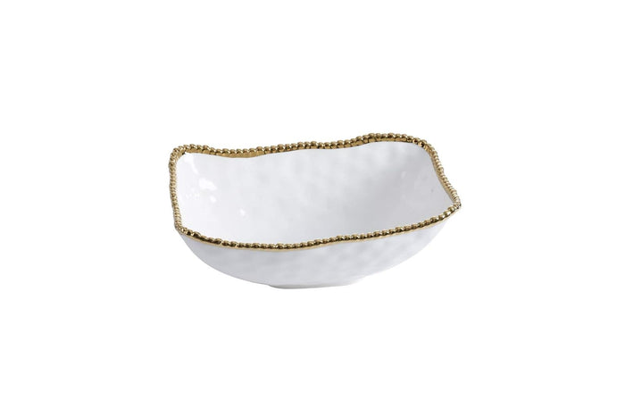 Pampa Bay Porcelain Deep Serving Bowl (Gold)
