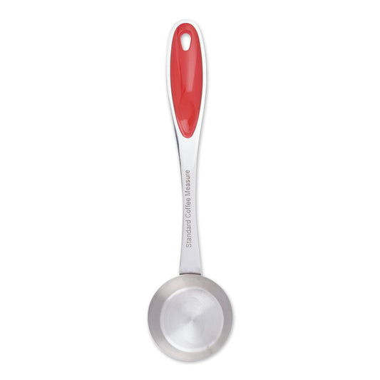 RSVP International 18/8 Stainless Steel Coffee Standard Measure Scoop, Red