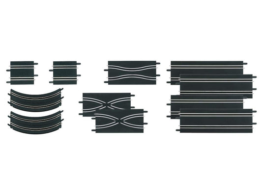 Carrera Go!!! Extension Set #2 - 11Piece Track Expansion Accessory Pack - for Use with 1: 43 Scale Go!!! & Digital143 Slot Car Racetrack Systems