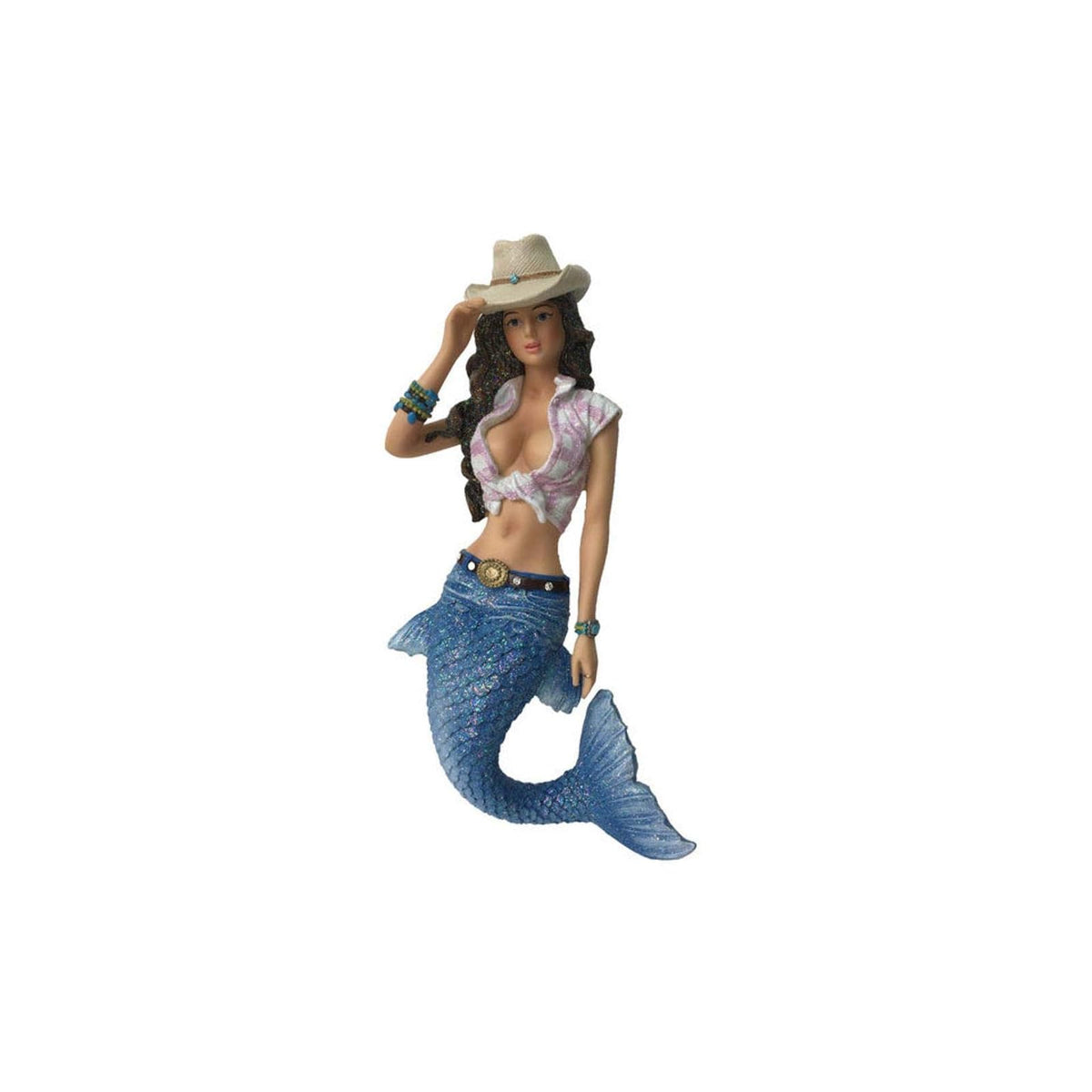 December Diamonds Hanging Ornament, Blue, Mermaid