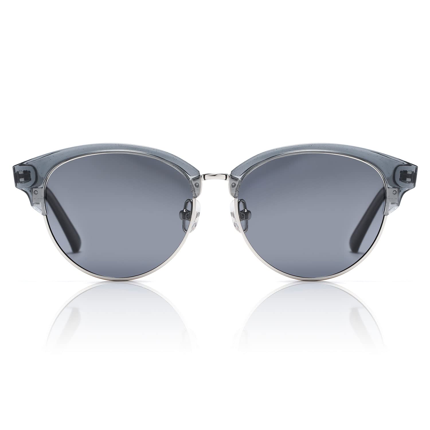 DUCO Retro Sunglasses for Women Vintage Polarized Sun Glasses for Small Face Mirrored Lens Trendy Designer Shades 1221
