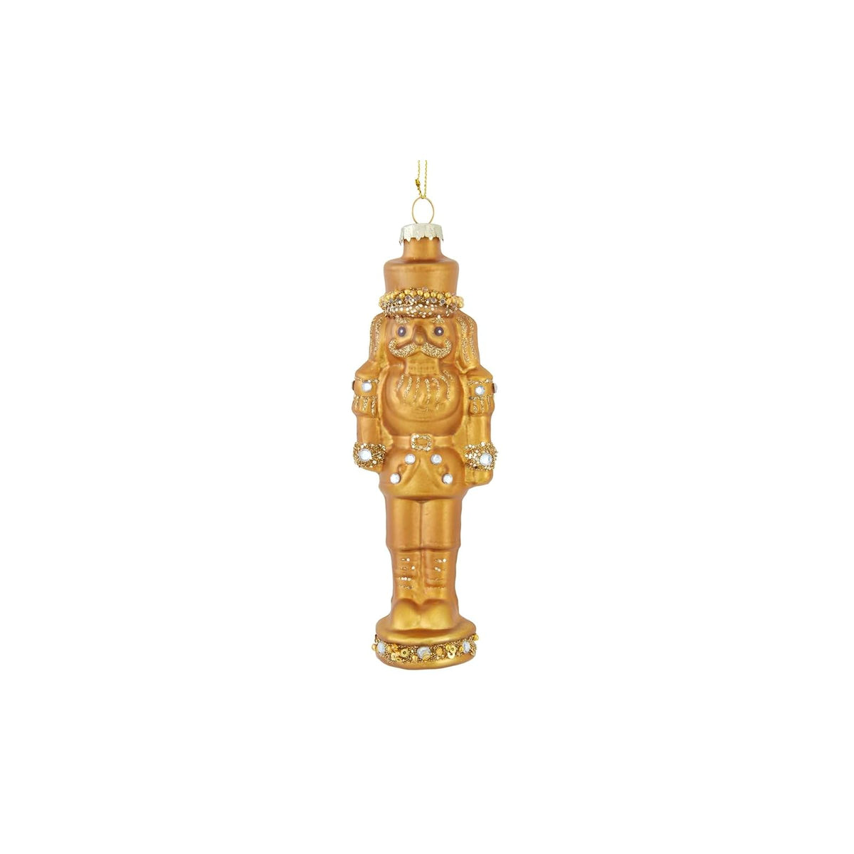 Kurt S. Adler Hanging Ornament, 6.2" x 0.8" x 0.8", Gold
