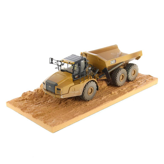 1:50 Caterpillar 745 Weathered Articulated Truck - Weathered Series by Diecast Masters - 85704