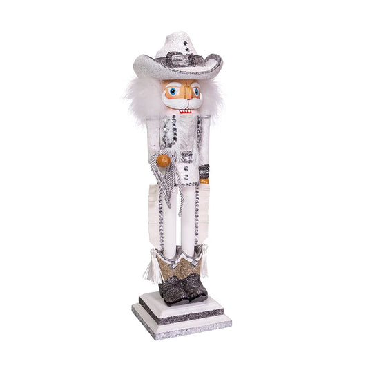Kurt Adler Adler 19-Inch Hollywood Rhinestone Cowboy Nutcracker, Multi