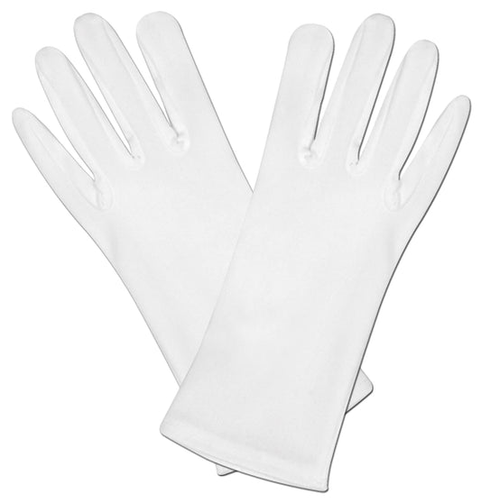 Beistle Theatrical Gloves, White (60726-W)