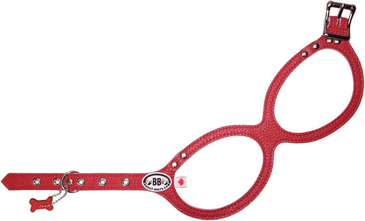 Buddy Belts Harness Pebble Grain Red - Premium Edition (6)