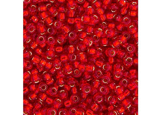 John Bead Craft Bead, 2mm, Flame Red Silver
