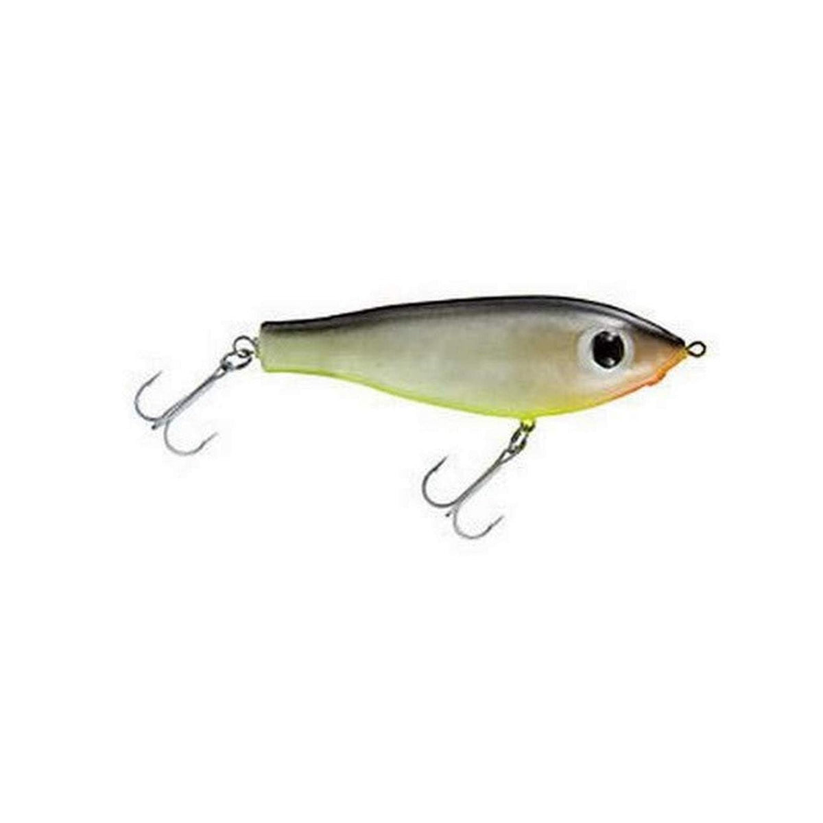 Paul Brown's Fishing Hook, 4 Inch- 3/4 oz, Chartreuse/Black Back