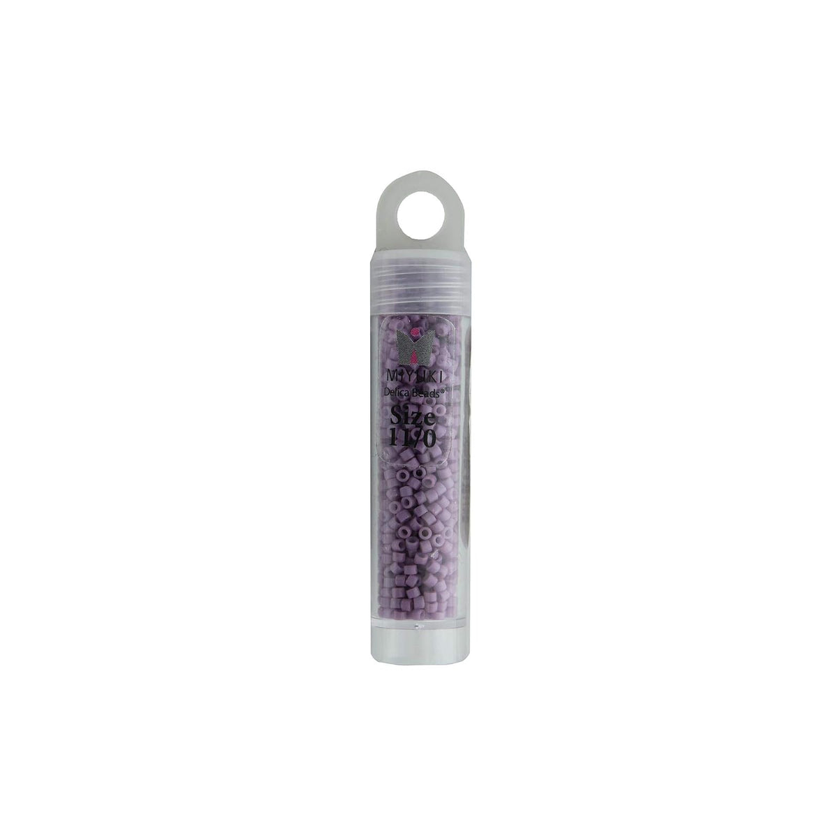 John Bead Craft Bead, Size: 11, Duracoat Opaque Dyed Lilac