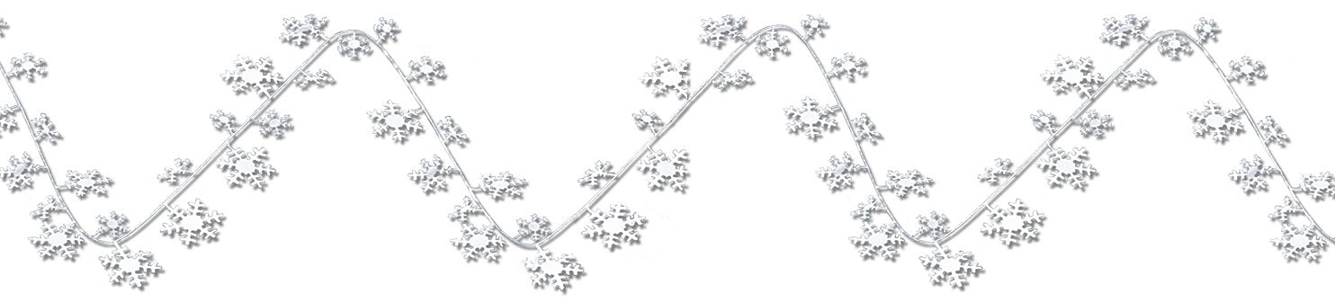 Beistle 1-Pack Gleam 'N Flex Snowflake Garland, 25-Feet