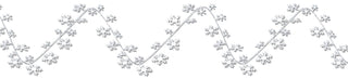 Beistle 1-Pack Gleam 'N Flex Snowflake Garland, 25-Feet