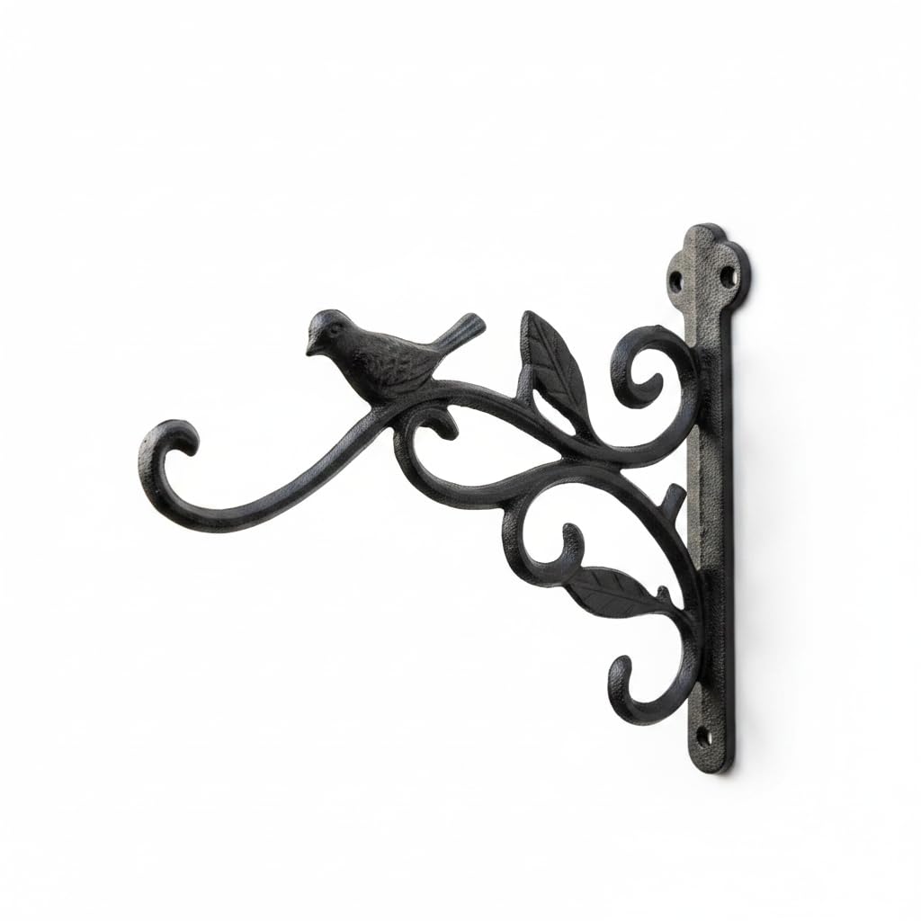 Comfy Hour 9.17 Inch Plant Hooks for Wall, Bird Plant Bracket
