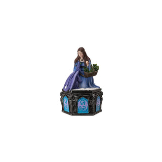 Pacific Giftware Figurine, 7.5 inches, Blue/Purple/Green