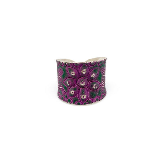 Anju Patina Ring for Women, Silver-Plated