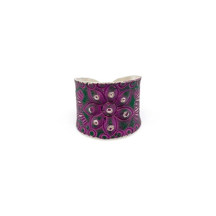 Anju Patina Ring for Women, Silver-Plated