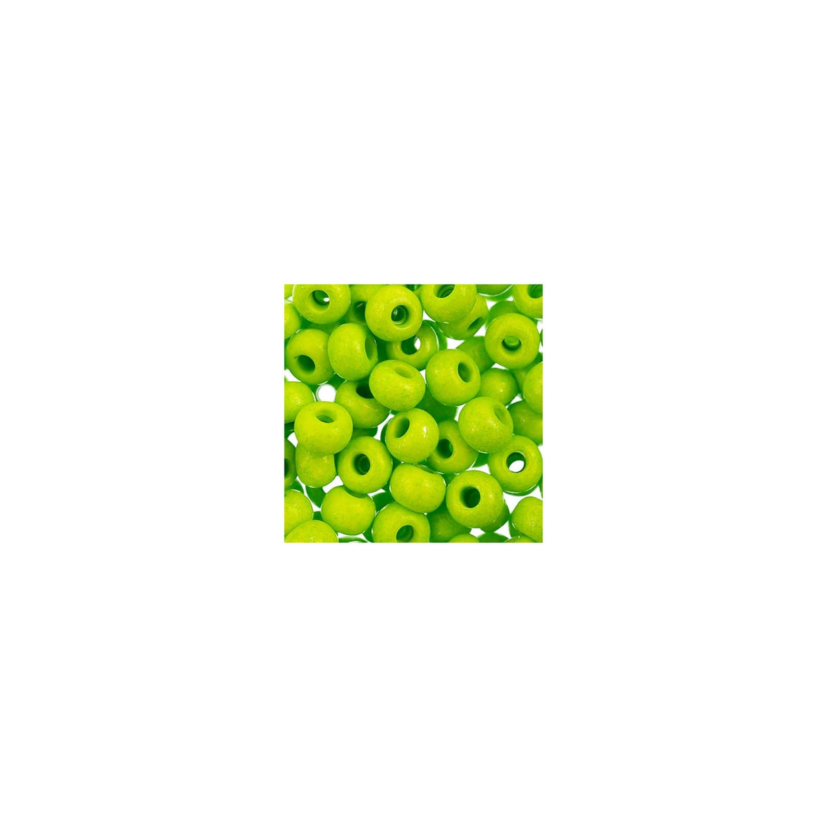 John Bead Craft Bead, 2/0, Light Green