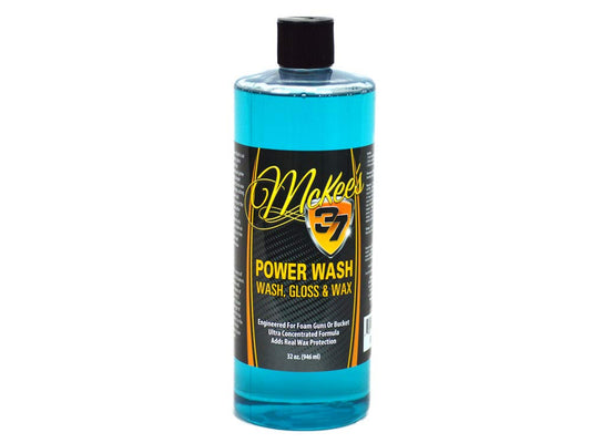McKee's 37 Power Wash & Wax (Foam Soap for Automobiles & Boats), 32 oz.