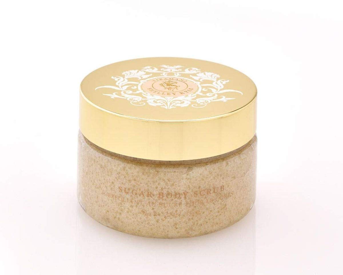 Shelley Kyle Tiramani Sugar Body Scrub with Shea Butter, Gentle Body Exfoliator, Get Rid of Impurities for Softer, Radiant-Looking Skin, 300ml