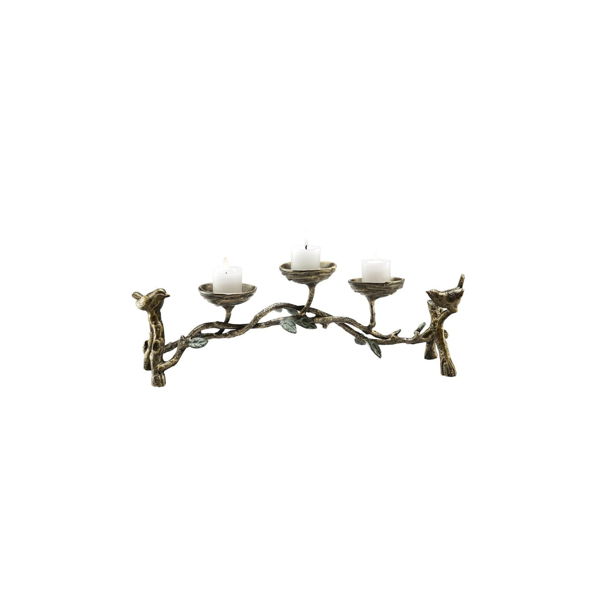 SPI Candle Holder, 7 inches (H) x 19.5 inches (W) x 4.5 inches (D), Multicolored