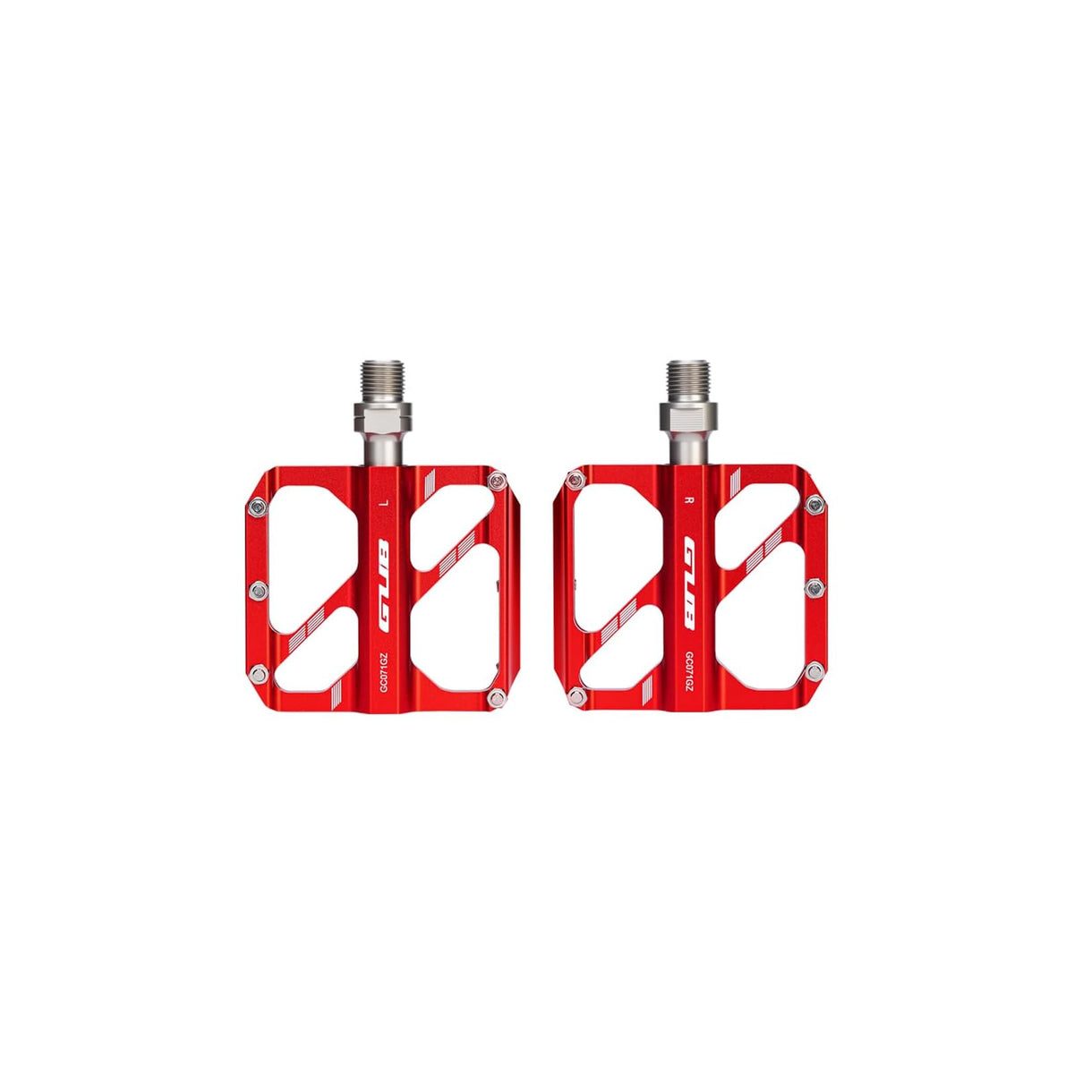 GUB Bicycle Pedal, 117*99*95mm, red