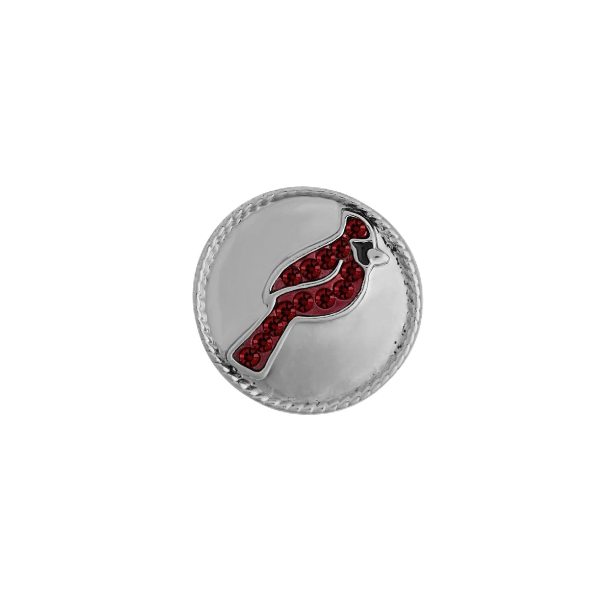 Ginger Snaps Charm, 12mm, Silver