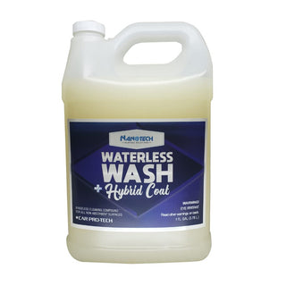 Nanotech Surface Solution Waterless Car Wash & Hybrid Coat- Rinse Less Car Wash Ceramic Spray- No Soap or Water Needed- Glossy Slick Finish- Paint Sealant Detailing (1 Gallon)