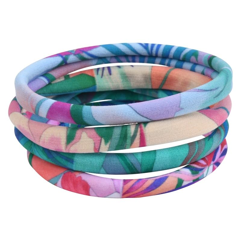 Bamboo Trading Hair Tie, 1 Count (Pack of 1), Aloha Vibes