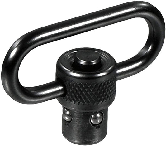 Leapers UTG Standard Duty Push Button QD Sling Swivel, 1.25" Loop