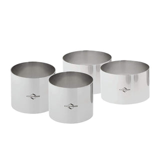 Küchenprofi Food Preparation Mold, 2.5"/3", Silver